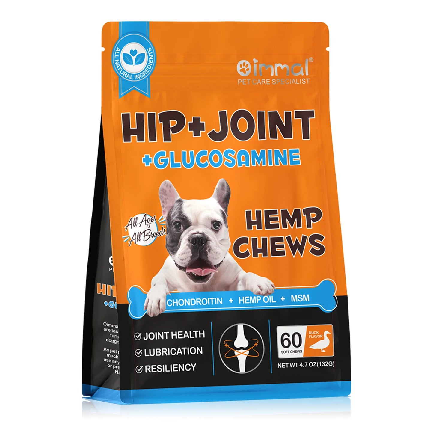Hip and Joint Supplement with Glucosamine for Dogs