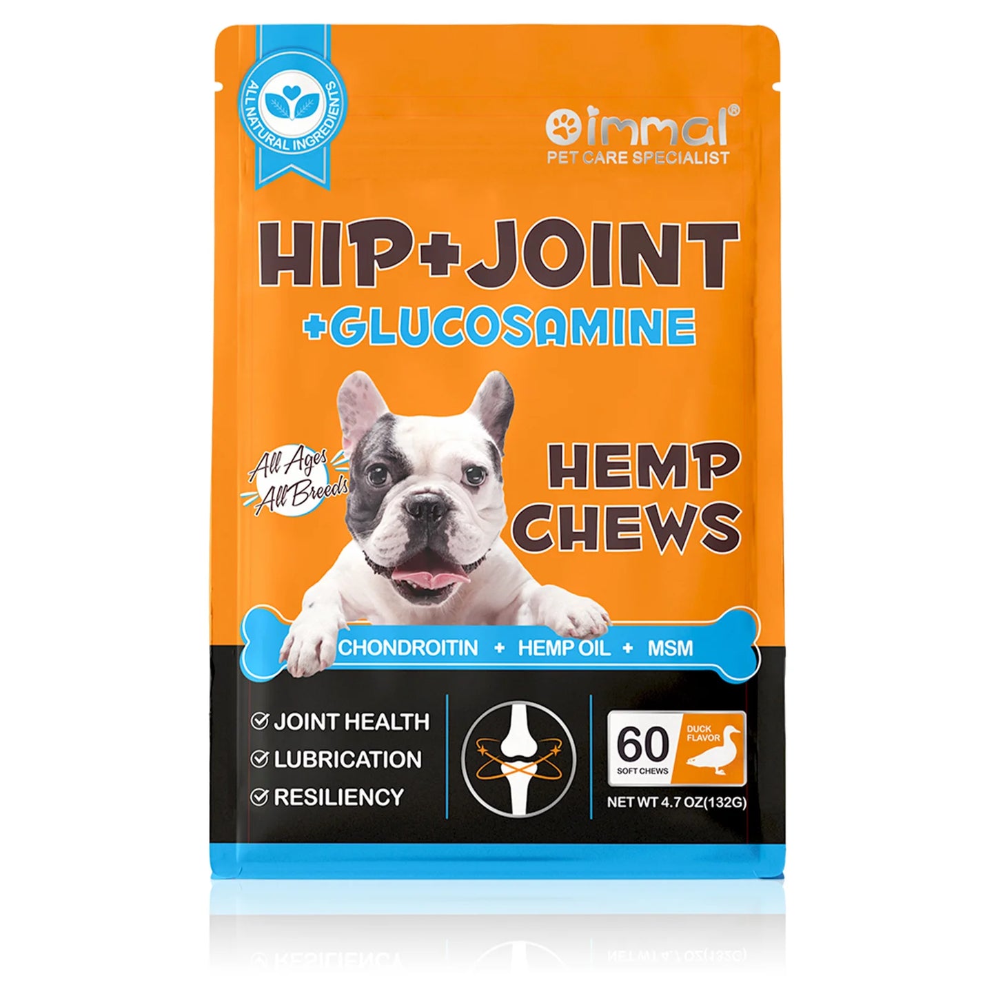 Hip and Joint Supplement with Glucosamine for Dogs