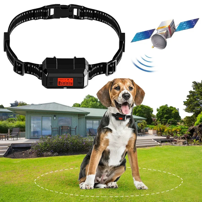 Electric Wireless GPS Dog Fence System, Waterproof Collar