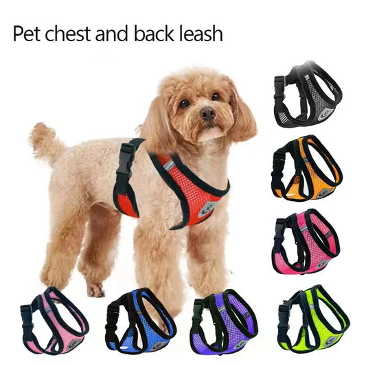 Cat Harness Vest Walking Lead Leash For Small Medium Dogs