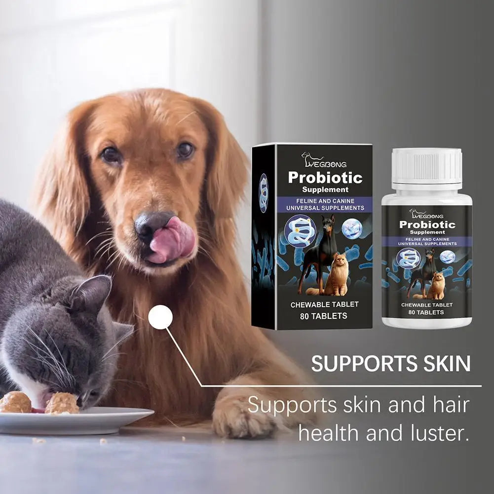 Dog Probiotic Supplement Pet Food Additive For Dogs Cats